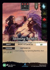 Spinning Backfist